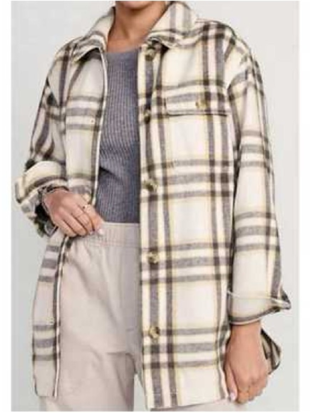 Old Navy Plaid Shacket 🍁🍂